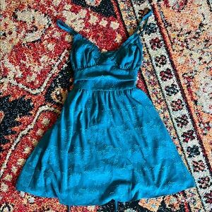Teal Sleeveless Dress